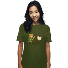 Load image into Gallery viewer, Shirts T-Shirts, Unisex / Small / Military Green Hylian Pinata