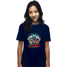 Load image into Gallery viewer, Daily_Deal_Shirts T-Shirts, Unisex / Small / Navy Family VS Machines