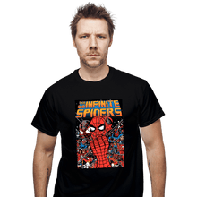 Load image into Gallery viewer, Secret_Shirts T-Shirts, Unisex / Small / Black The Infinite Spiders