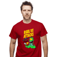 Load image into Gallery viewer, Shirts T-Shirts, Unisex / Small / Red Rigel 7 Attacks