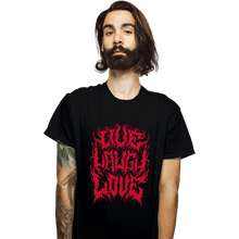 Load image into Gallery viewer, Daily_Deal_Shirts T-Shirts, Unisex / Small / Black Live Laugh Love Metal