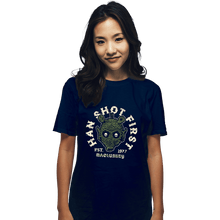 Load image into Gallery viewer, Daily_Deal_Shirts T-Shirts, Unisex / Small / Navy Han Sho7 Firs7