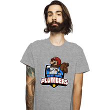 Load image into Gallery viewer, Daily_Deal_Shirts T-Shirts, Unisex / Small / Sports Grey Go Plumbers