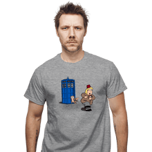 Load image into Gallery viewer, Shirts T-Shirts, Unisex / Small / Sports Grey The Tardis Monkey