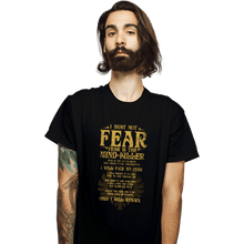 Load image into Gallery viewer, Daily_Deal_Shirts T-Shirts, Unisex / Small / Black Fear Is The Mind-Killer