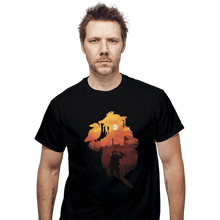 Load image into Gallery viewer, Shirts T-Shirts, Unisex / Small / Black Bloodhound Sunset