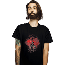 Load image into Gallery viewer, Shirts T-Shirts, Unisex / Small / Black Dark Link Art