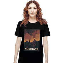 Load image into Gallery viewer, Shirts T-Shirts, Unisex / Small / Black Visit Mordor
