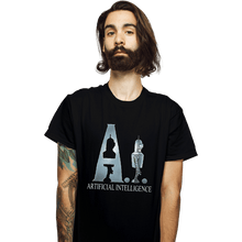 Load image into Gallery viewer, Daily_Deal_Shirts T-Shirts, Unisex / Small / Black Artificial Intelligence