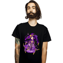 Load image into Gallery viewer, Shirts T-Shirts, Unisex / Small / Black Astral Reflection Mona