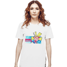 Load image into Gallery viewer, Secret_Shirts T-Shirts, Unisex / Small / White Pretty Guardian Cynthia