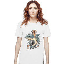Load image into Gallery viewer, Daily_Deal_Shirts T-Shirts, Unisex / Small / White Shark Catana