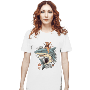 Daily_Deal_Shirts T-Shirts, Unisex / Small / White Shark Catana