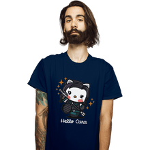 Load image into Gallery viewer, Shirts T-Shirts, Unisex / Small / Navy Hello Cara