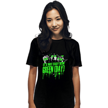 Load image into Gallery viewer, Shirts T-Shirts, Unisex / Small / Black It's Not Easy Bein' Green