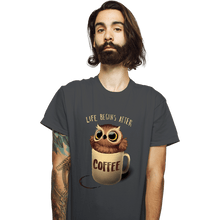 Load image into Gallery viewer, Shirts T-Shirts, Unisex / Small / Charcoal Night Owl