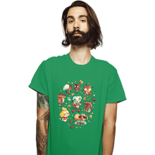 Load image into Gallery viewer, Secret_Shirts T-Shirts, Unisex / Small / Irish Green Here On Tarantula Island