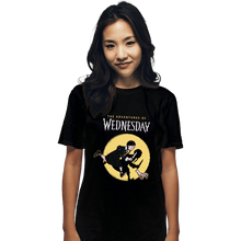Load image into Gallery viewer, Daily_Deal_Shirts T-Shirts, Unisex / Small / Black The Adventures Of Wednesday
