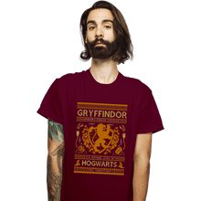 Load image into Gallery viewer, Shirts T-Shirts, Unisex / Small / Maroon GRYFFINDOR Sweater