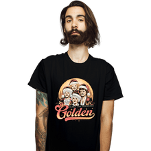 Load image into Gallery viewer, Daily_Deal_Shirts T-Shirts, Unisex / Small / Black Golden Holidays