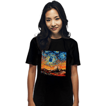 Load image into Gallery viewer, Shirts T-Shirts, Unisex / Small / Black Van Gogh Never Saw Gallifrey