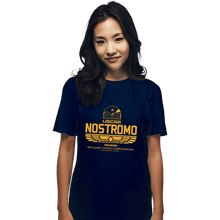Load image into Gallery viewer, Daily_Deal_Shirts T-Shirts, Unisex / Small / Navy USCSS  Nostromo

