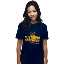 Load image into Gallery viewer, Daily_Deal_Shirts T-Shirts, Unisex / Small / Navy USCSS  Nostromo