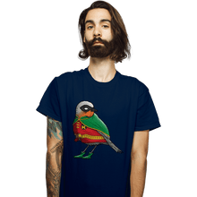 Load image into Gallery viewer, Shirts T-Shirts, Unisex / Small / Navy Bird Wonder