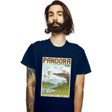 Load image into Gallery viewer, Shirts T-Shirts, Unisex / Small / Navy Visit Pandora