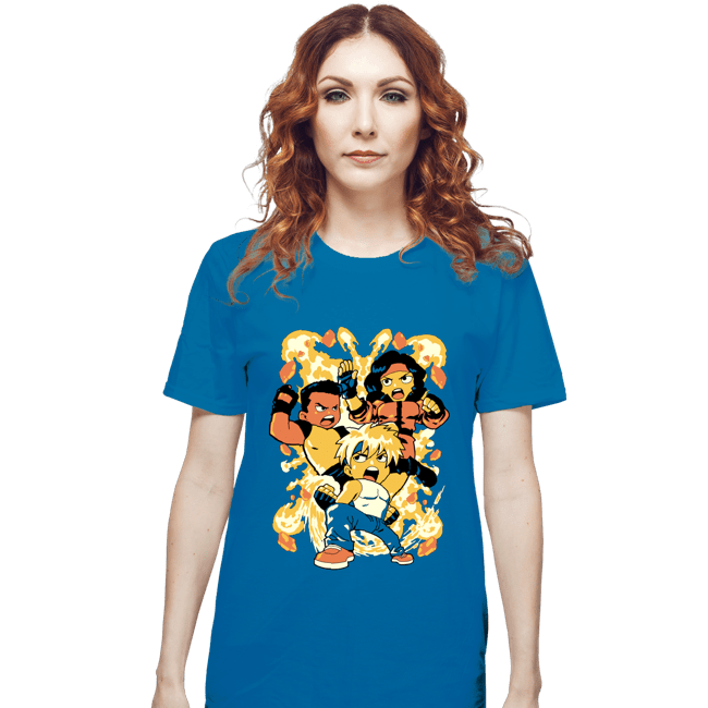 Shirts T-Shirts, Unisex / Small / Sapphire Heroes Of Rage