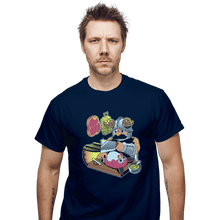 Load image into Gallery viewer, Last_Chance_Shirts T-Shirts, Unisex / Small / Navy Tastes Like Chicken