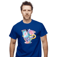 Load image into Gallery viewer, Shirts T-Shirts, Unisex / Small / Royal Blue Magical Silhouettes - Chip