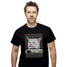 Load image into Gallery viewer, Shirts T-Shirts, Unisex / Small / Black Cat Getting Yelled At Sweater