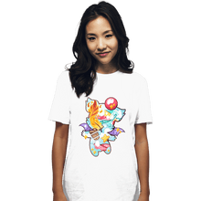 Load image into Gallery viewer, Shirts T-Shirts, Unisex / Small / White Magical Silhouettes - Moogle