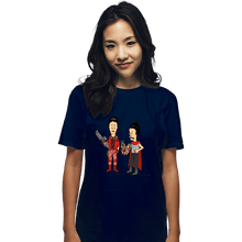 Load image into Gallery viewer, Daily_Deal_Shirts T-Shirts, Unisex / Small / Navy Cyberpunk Is Cool