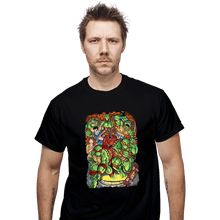 Load image into Gallery viewer, Daily_Deal_Shirts T-Shirts, Unisex / Small / Black Pizza Fights And Stories