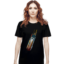 Load image into Gallery viewer, Daily_Deal_Shirts T-Shirts, Unisex / Small / Black At Warp Speed