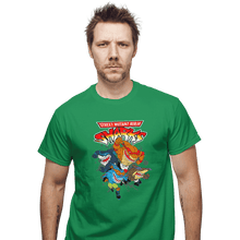 Load image into Gallery viewer, Shirts T-Shirts, Unisex / Small / Irish Green Street Mutant Ninja Sharks