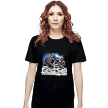 Load image into Gallery viewer, Daily_Deal_Shirts T-Shirts, Unisex / Small / Black Godzilla VS Megazord