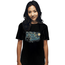Load image into Gallery viewer, Shirts T-Shirts, Unisex / Small / Black Starry Robot