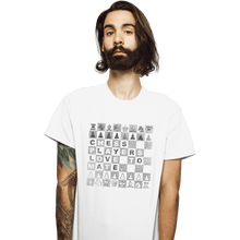 Load image into Gallery viewer, Shirts T-Shirts, Unisex / Small / White Chess Players Love to Mate