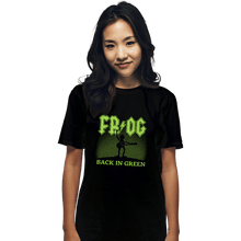 Load image into Gallery viewer, Daily_Deal_Shirts T-Shirts, Unisex / Small / Black Back In Green
