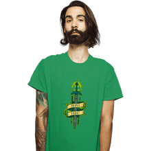 Load image into Gallery viewer, Shirts T-Shirts, Unisex / Small / Irish Green Brave Hero