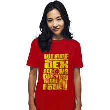 Load image into Gallery viewer, Daily_Deal_Shirts T-Shirts, Unisex / Small / Red 1234 Omb