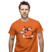 Load image into Gallery viewer, Shirts T-Shirts, Unisex / Small / Orange Cute Devil Dog Big Size