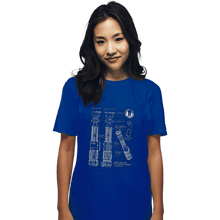 Load image into Gallery viewer, Daily_Deal_Shirts T-Shirts, Unisex / Small / Royal Blue Lightside Schematics