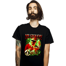Load image into Gallery viewer, Shirts T-Shirts, Unisex / Small / Black Mr Grouchy x CoDdesigns Dirty World