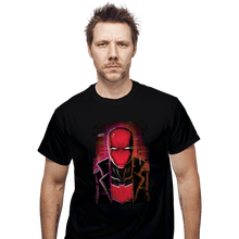 Load image into Gallery viewer, Daily_Deal_Shirts T-Shirts, Unisex / Small / Black Glitch Red Hood