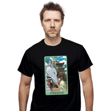 Load image into Gallery viewer, Daily_Deal_Shirts T-Shirts, Unisex / Small / Black Tarot Ghibli Strength