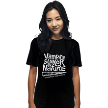 Load image into Gallery viewer, Shirts T-Shirts, Unisex / Small / Black Vampire Slayer By Nature